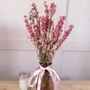 Pink Delphiniums With Vase, thumbnail 3 of 3