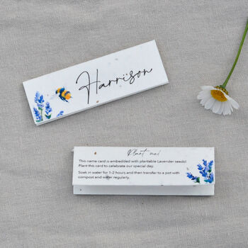 Plantable Wedding Place Cards And Favours, 2 of 5