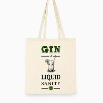 Funny Gin Quote Tote Bag, 2 of 2