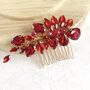 Delicate Red Hair Comb, thumbnail 3 of 4