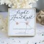 Rose Gold Vermeil June Birthstone Earrings – Light Amethyst, thumbnail 1 of 4