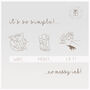 Personalised Large Hand And Footprint Kit With Four Mini Print Cards, thumbnail 7 of 7