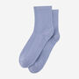 Pure Cashmere Luxury Ankle Socks Ethically Sourced Light Blue, thumbnail 4 of 5
