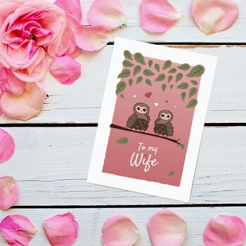'To My Wife' Valentines Day Card, 11 of 12