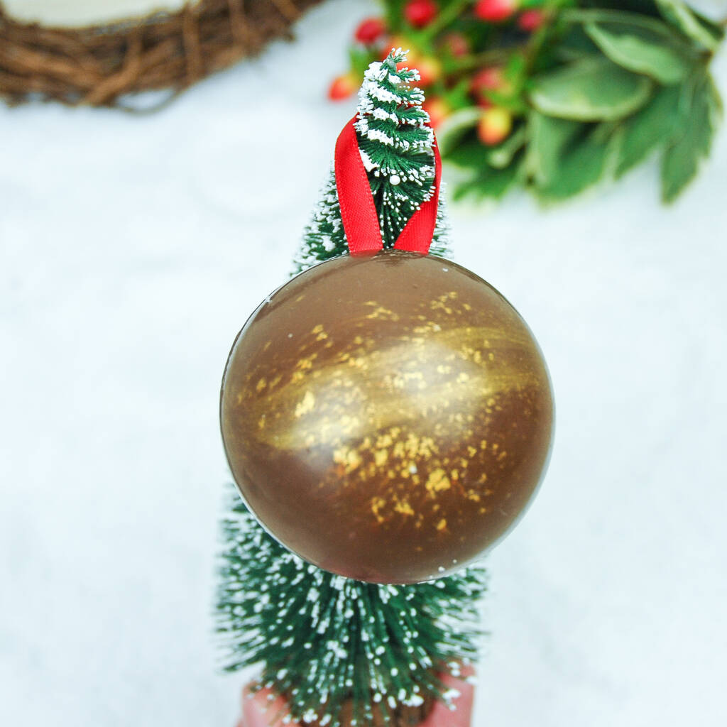 Chocolate Christmas Bauble By Josephine's Chocolate