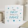 Personalised Funny Fiance Birthday Card For Him, thumbnail 1 of 7
