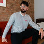 Mens Personalised Embroidered Year Long Sleeved T Shirt, thumbnail 3 of 7