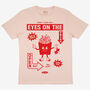 Eyes On The Fries Men's Graphic T Shirt, thumbnail 3 of 3