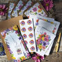 Colourful Flowers Writing Set, thumbnail 1 of 7