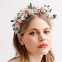 Daisy Dried Flower Crown Wedding Headband, thumbnail 1 of 7
