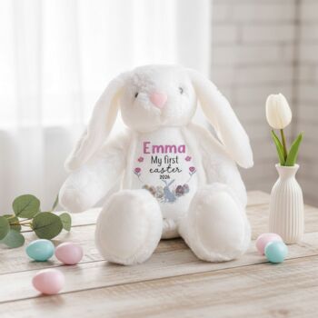 Personalised My First Easter Bunny Toy With Name, 2 of 6