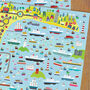 Boats Wrapping Paper Two Sheets, thumbnail 1 of 5