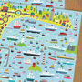 Boats Wrapping Paper Two Sheets, thumbnail 3 of 5