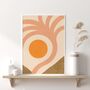 ‘Sundaze’, Abstract Sun And Palm Tree Art Print, thumbnail 4 of 7