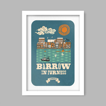 Barrovian Barrow In Furness Poster Print, 4 of 4