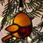 Glass Robin Christmas Ornaments Decoration, thumbnail 2 of 7