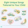 Personalised Children's Music Album | Custom Baby Lullabies And Award Winning Songs, thumbnail 3 of 12