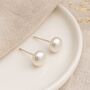 Sterling Silver Freshwater Pearl Stud Earrings – 5mm, thumbnail 1 of 7