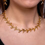 Sycamore Necklace In Gold Vermeil, thumbnail 2 of 4