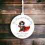 Personalised Cute Child Hero Hearts Decoration Gift, thumbnail 2 of 2