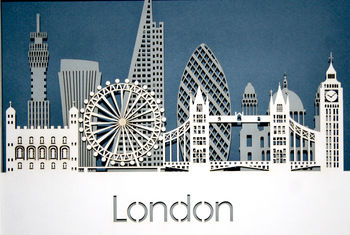 Paper Cut London Skyline Picture, 7 of 8