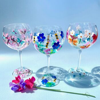 Hand Painted Gin Glass, 4 of 12
