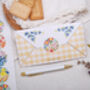 A4 Origami Writing Paper That Folds Into An Envelope With Bold Floral Design, thumbnail 1 of 5