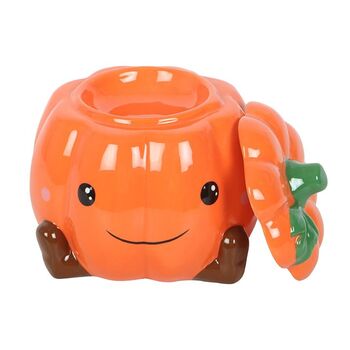 Cute Smiling Pumpkin Oil Burner And Wax Warmer, 3 of 3