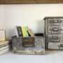 Industrial Vintage Galvanised Storage Box Or Planter, thumbnail 3 of 5
