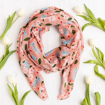 Spring Flower Scarf, 5 of 7