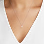 Rose, Silver Or Gold Single Pearl Pendant Necklace, thumbnail 6 of 12