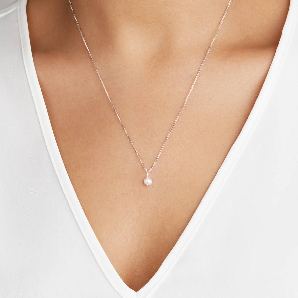 pearl necklace single pearl
