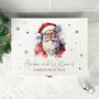 Personalised White Wooden Traditional Santa Christmas Eve Box Three Sizes 22cm | 27cm | 30cm, thumbnail 6 of 8