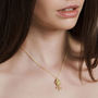 Fine 9ct Gold Drop Necklace, thumbnail 2 of 5
