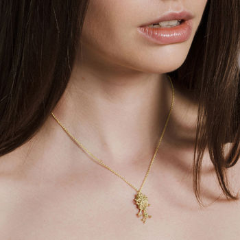Fine 9ct Gold Drop Necklace, 2 of 5