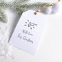 White With Love This Christmas Tags String Ties, thumbnail 1 of 2