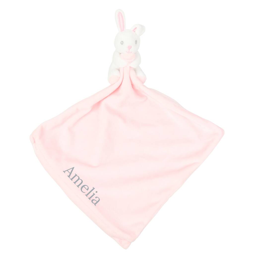 personalised pink bunny