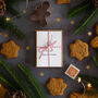 Gingerbread Man Christmas Card Making Kit, 10 Pack, thumbnail 1 of 3