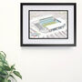 Manchester City Fc Maine Road Stadium Art Print, thumbnail 1 of 3