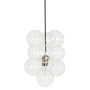 Glass Bubble Cluster Pendant Light, thumbnail 6 of 6