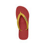 Bright Red Natural Rubber Flip Flops, thumbnail 8 of 10