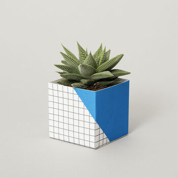 Geometric Plant Pot Cover Small, 3 of 7
