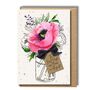 August Poppy Birth Flower Scented Birthday Card, thumbnail 2 of 12