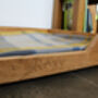 Engraved Oak Dog Bed With Bespoke Sizes, thumbnail 7 of 11