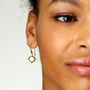 Sun Hook Earrings, Sterling Silver Or Gold Plated, thumbnail 1 of 6