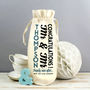 Personalised 'Mr And Mrs' Congratulations Wine Bag, thumbnail 2 of 8