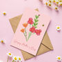 Mother's Day Bunch Of Flowers Card, thumbnail 6 of 7