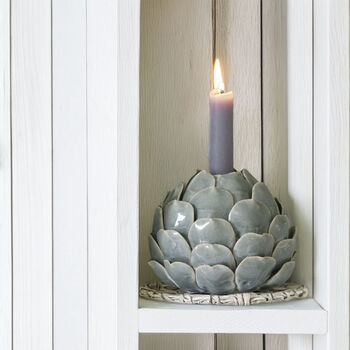 Ceramic Artichoke Candle Holder, 2 of 4