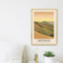 Kent Downs Aonb Travel Poster Art Print, thumbnail 2 of 8