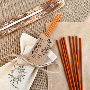 Rhubarb And Ginger Spring Hand Dipped Incense Sticks, 4 of 8